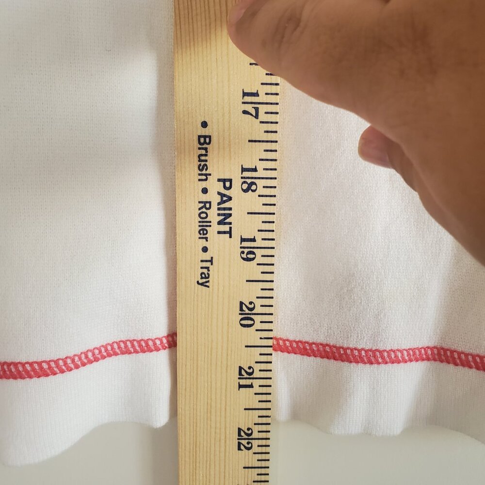 Izod Women's Knit Vest Medium White Tennis Prep Vintage Preppy Academia - Picture 9 of 9